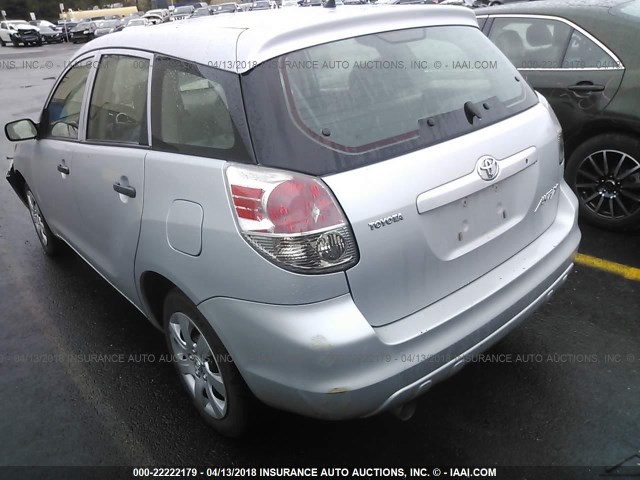 2T1KR32E47C650863 - 2007 TOYOTA COROLLA MATRIX XR SILVER photo 3