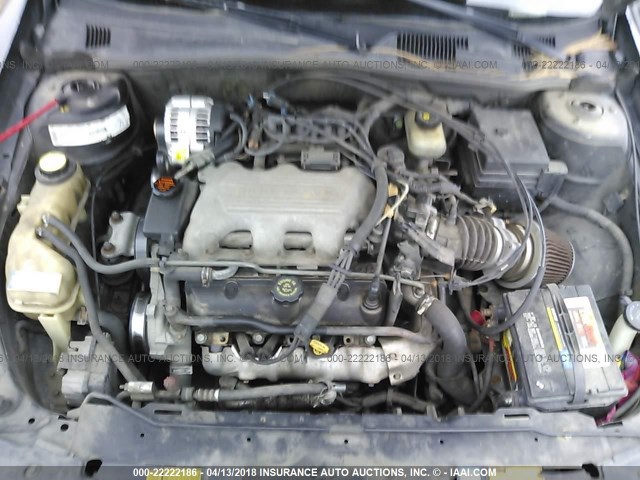 1G1NE52M2W6102516 - 1998 CHEVROLET MALIBU LS 黑色 照片 10