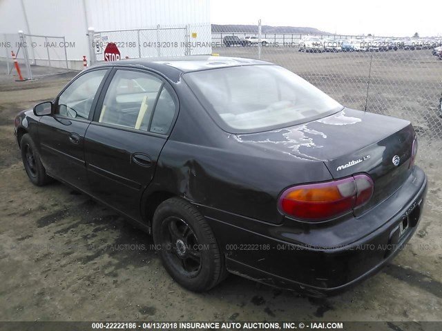 1G1NE52M2W6102516 - 1998 CHEVROLET MALIBU LS 黑色 照片 3