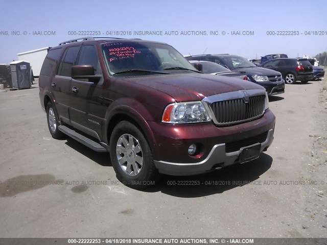5LMFU27R73LJ16421 - 2003 LINCOLN NAVIGATOR BURGUNDY photo 1