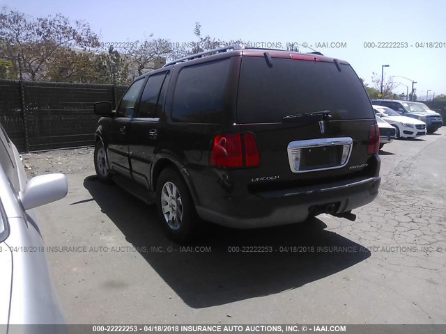 5LMFU27R73LJ16421 - 2003 LINCOLN NAVIGATOR BURGUNDY photo 3