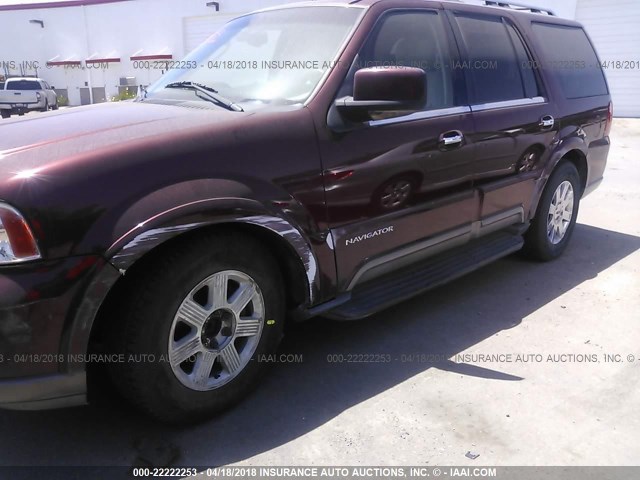 5LMFU27R73LJ16421 - 2003 LINCOLN NAVIGATOR BURGUNDY photo 6