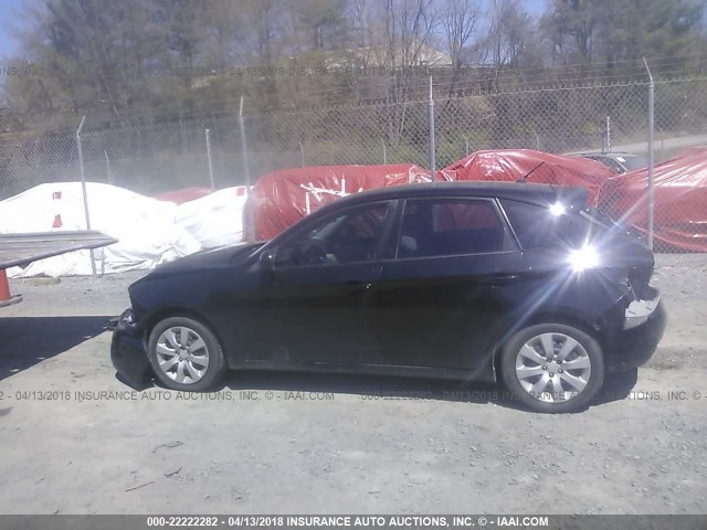 JF1GH6A68AG807569 - 2010 SUBARU IMPREZA 2.5I BLACK photo 6