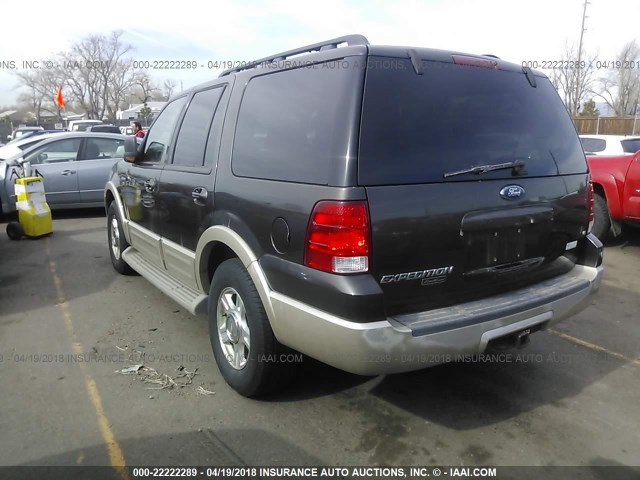 1FMFU18576LA31687 - 2006 FORD EXPEDITION EDDIE BAUER BROWN photo 3