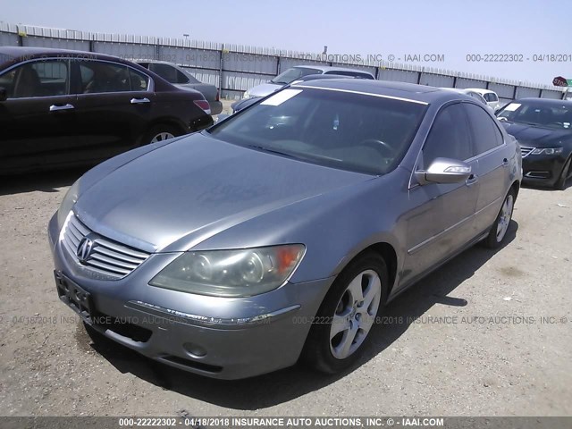 JH4KB16515C002601 - 2005 ACURA RL SILVER photo 2