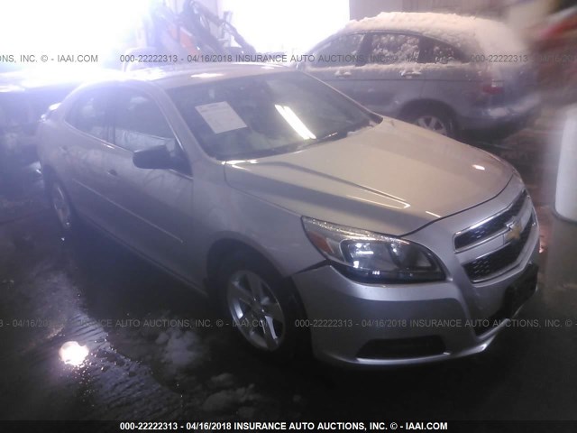 1G11B5SA0DF212829 - 2013 CHEVROLET MALIBU LS 银色 照片 1