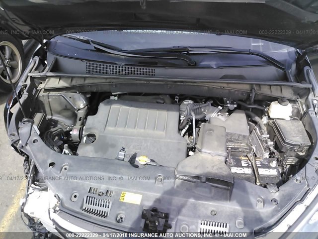 5TDJKRFH4FS171405 - 2015 TOYOTA HIGHLANDER XLE შავი ფოტო 10