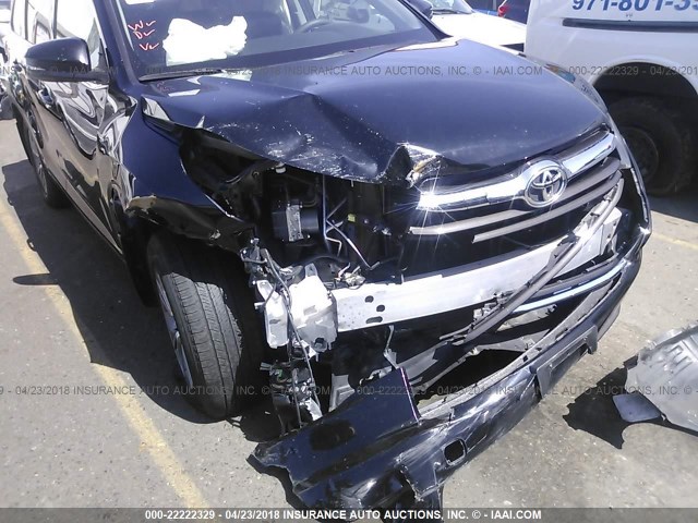 5TDJKRFH4FS171405 - 2015 TOYOTA HIGHLANDER XLE შავი ფოტო 6