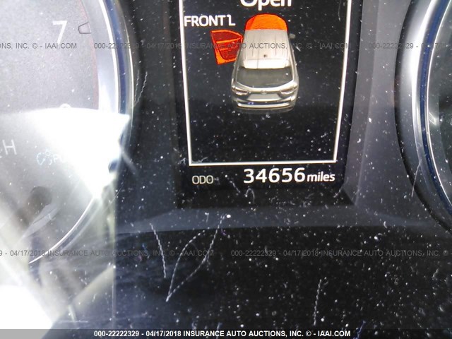 5TDJKRFH4FS171405 - 2015 TOYOTA HIGHLANDER XLE შავი ფოტო 7