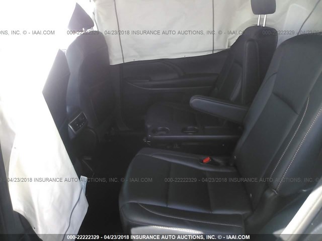 5TDJKRFH4FS171405 - 2015 TOYOTA HIGHLANDER XLE შავი ფოტო 8