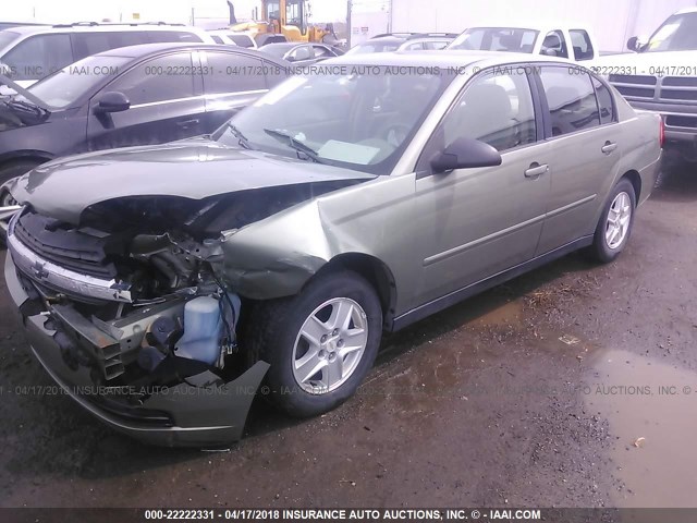 1G1ZT54894F238873 - 2004 CHEVROLET MALIBU LS 绿色 照片 2