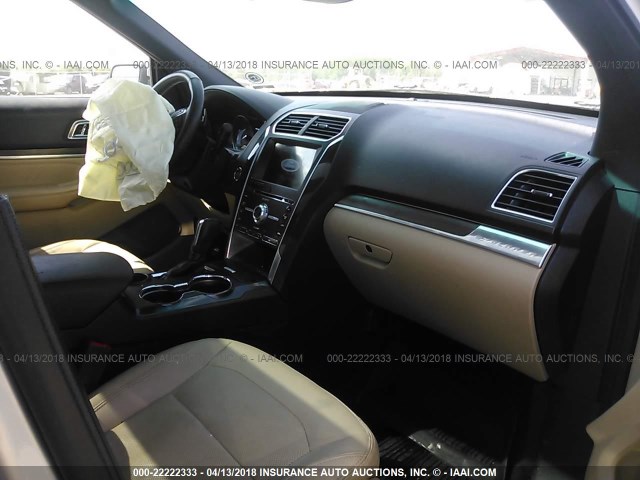1FM5K7FH5HGA14612 - 2017 FORD EXPLORER LIMITED 银色 照片 5