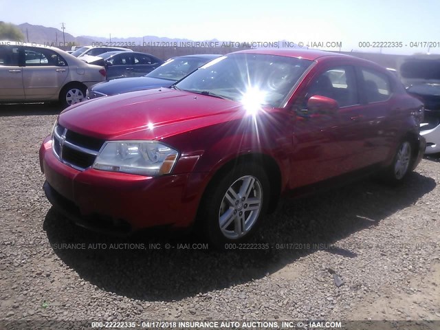 1B3CC1FB6AN229209 - 2010 DODGE AVENGER EXPRESS 红色 照片 2