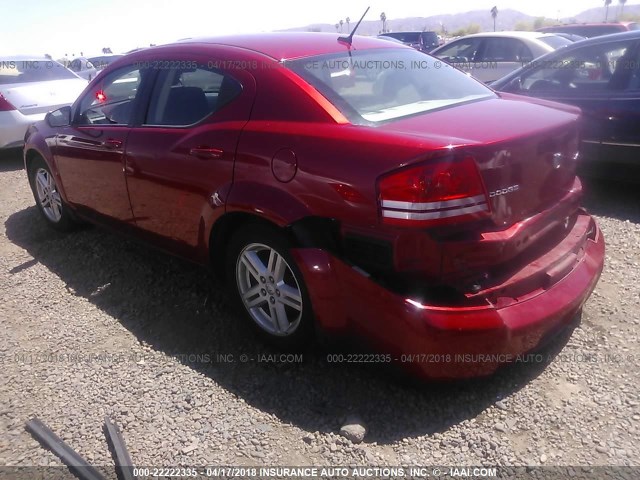 1B3CC1FB6AN229209 - 2010 DODGE AVENGER EXPRESS 红色 照片 3