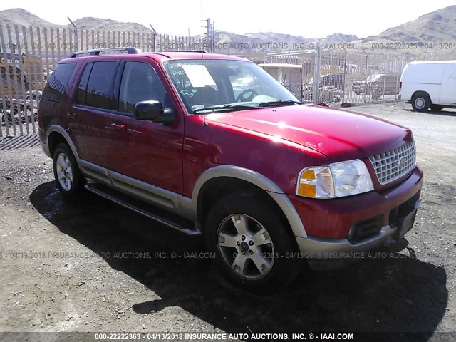 1FMZU64K33UC19134 - 2003 FORD EXPLORER EDDIE BAUER RED photo 1