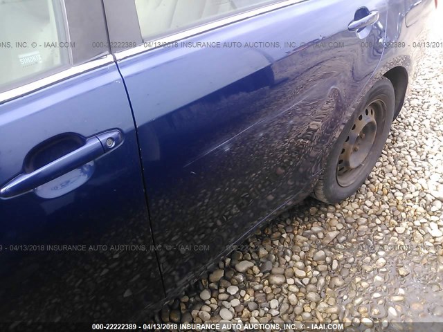 4T1BE46K77U051519 - 2007 TOYOTA CAMRY NEW GENERAT CE/LE/XLE/SE BLUE photo 6