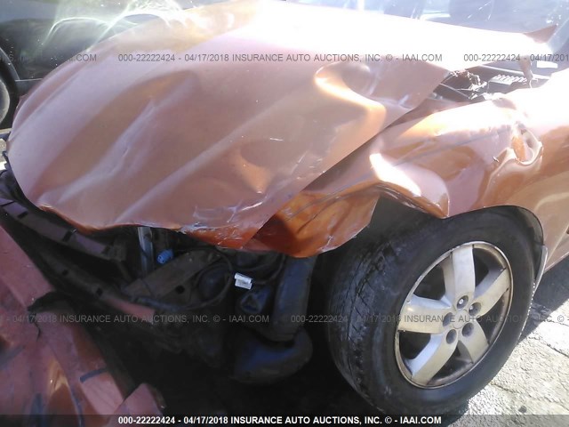 1G1JF52FX47366779 - 2004 CHEVROLET CAVALIER LS ORANGE photo 6