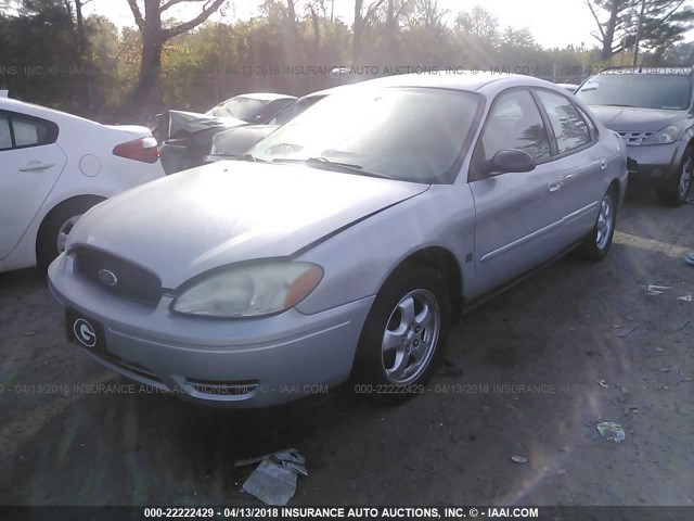 1FAFP55S14G165023 - 2004 FORD TAURUS SES SILVER photo 2