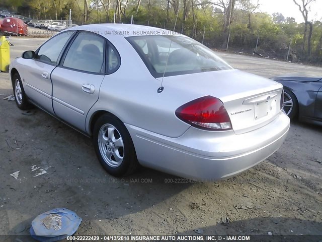 1FAFP55S14G165023 - 2004 FORD TAURUS SES SILVER photo 3