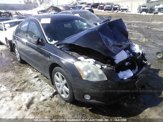 1N4BA41E25C868861 - 2005 NISSAN MAXIMA SE/SL BLACK photo 1