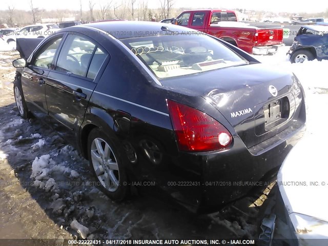 1N4BA41E25C868861 - 2005 NISSAN MAXIMA SE/SL BLACK photo 3