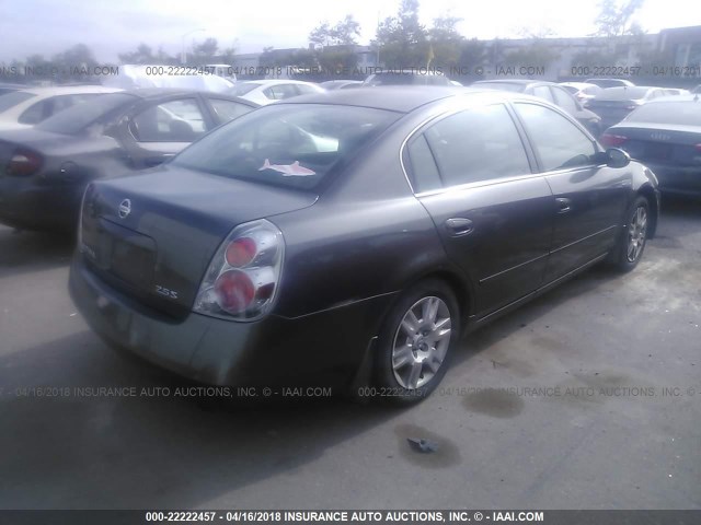 1N4AL11D45N446154 - 2005 NISSAN ALTIMA S/SL GRAY photo 4