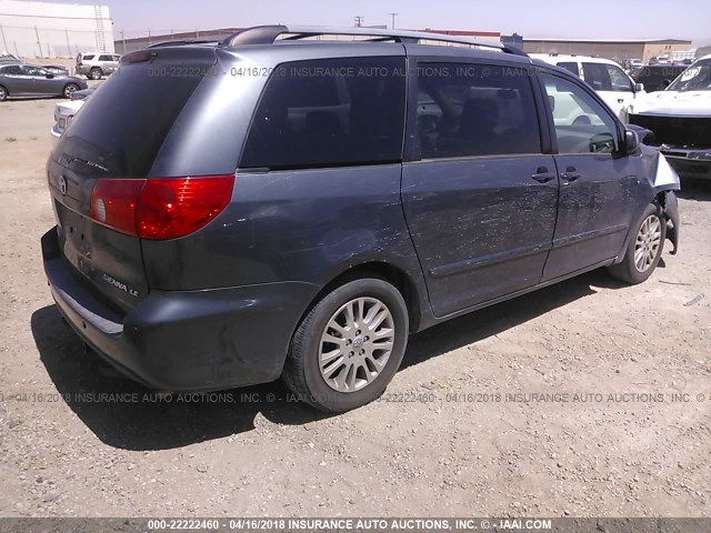 5TDZK23C68S156443 - 2008 TOYOTA SIENNA CE/LE GRAY photo 4