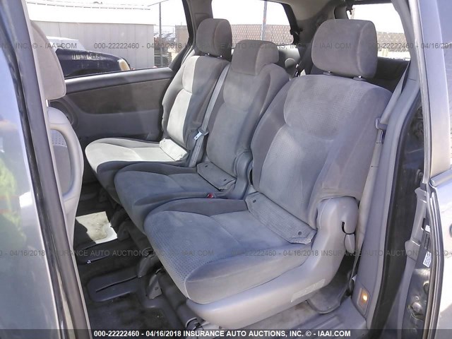 5TDZK23C68S156443 - 2008 TOYOTA SIENNA CE/LE GRAY photo 8