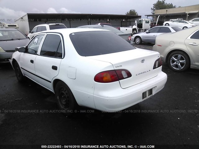 1NXBR12E6YZ309677 - 2000 TOYOTA COROLLA VE/CE/LE 白色 照片 3