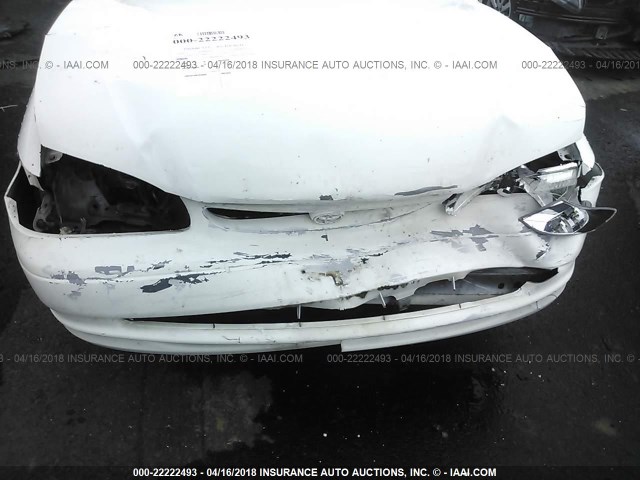 1NXBR12E6YZ309677 - 2000 TOYOTA COROLLA VE/CE/LE 白色 照片 6