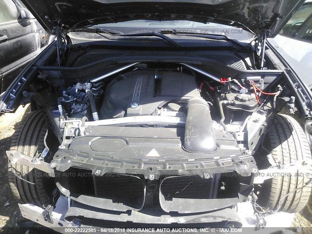 5UXKR2C51E0H33071 - 2014 BMW X5 SDRIVE35I GRAY photo 10