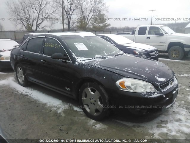 2G1WD58C979167069 - 2007 CHEVROLET IMPALA SUPER SPORT BLACK photo 1