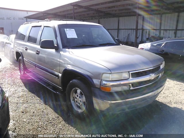 3GNEC16T61G174695 - 2001 CHEVROLET SUBURBAN C1500 TAN photo 1