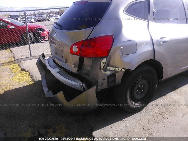 JN8AS58T39W058208 - 2009 NISSAN ROGUE S/SL GRAY photo 6