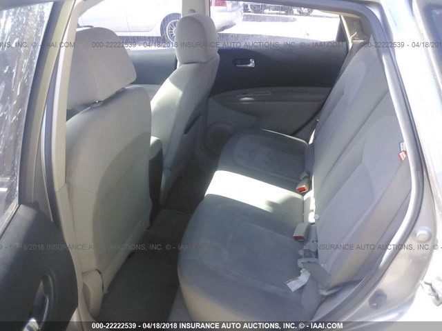 JN8AS58T39W058208 - 2009 NISSAN ROGUE S/SL GRAY photo 8