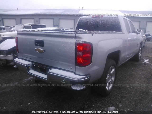 1GCRCREC5EZ116822 - 2014 CHEVROLET SILVERADO C1500 LT SILVER photo 4