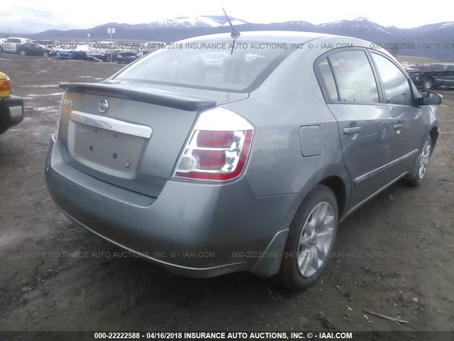 3N1AB6AP1BL663549 - 2011 NISSAN SENTRA 2.0/2.0S/SR/2.0SL Light Blue photo 4