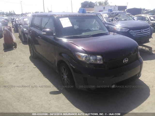 JTLKE50E281000675 - 2008 TOYOTA SCION XB PURPLE photo 1