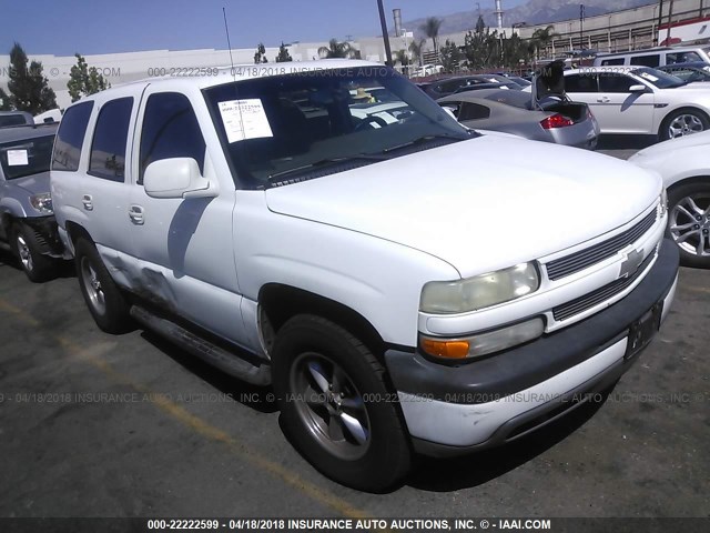 1GNEC13T33R130693 - 2003 CHEVROLET TAHOE C1500 WHITE photo 1