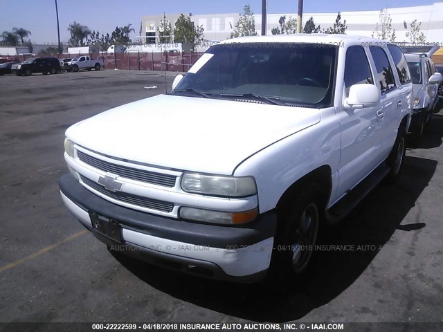 1GNEC13T33R130693 - 2003 CHEVROLET TAHOE C1500 WHITE photo 2