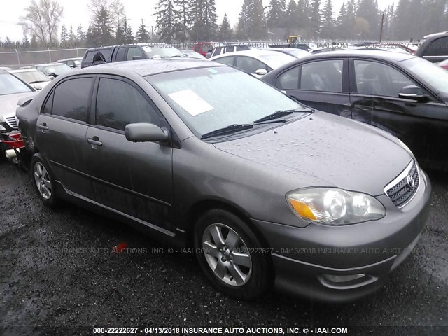 1NXBR30E07Z922844 - 2007 TOYOTA COROLLA CE/LE/S GRAY photo 1