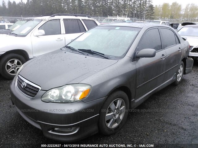 1NXBR30E07Z922844 - 2007 TOYOTA COROLLA CE/LE/S GRAY photo 2