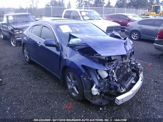 JH4CU2F61CC012216 - 2012 ACURA TSX TECH BLUE photo 1