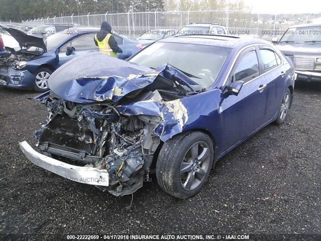 JH4CU2F61CC012216 - 2012 ACURA TSX TECH BLUE photo 2