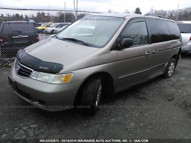 5FNRL18073B103429 - 2003 HONDA ODYSSEY EXL ოქროსფერი ფოტო 2