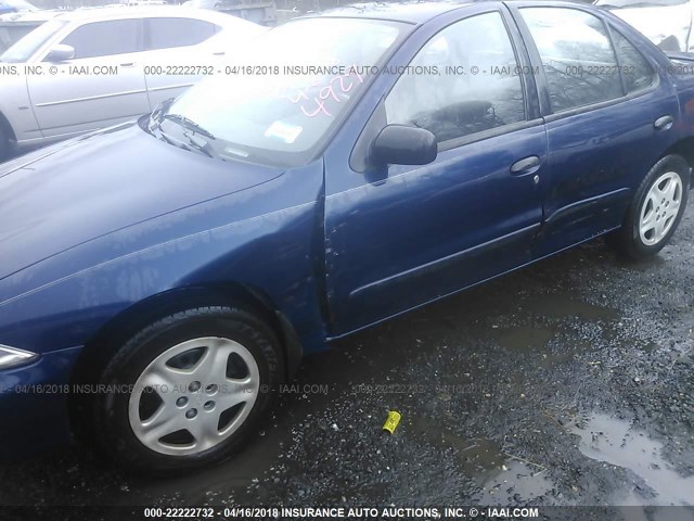1G1JF524227244929 - 2002 CHEVROLET CAVALIER LS 蓝色 照片 6