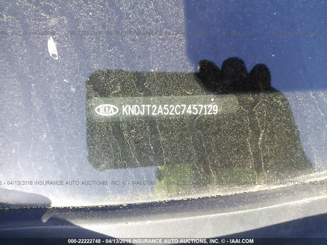 KNDJT2A52C7457129 - 2012 KIA SOUL GREEN photo 9