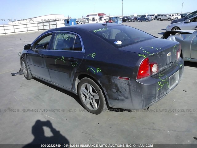 1G1ZC5EB4A4124507 - 2010 CHEVROLET MALIBU 1LT 灰色 照片 3