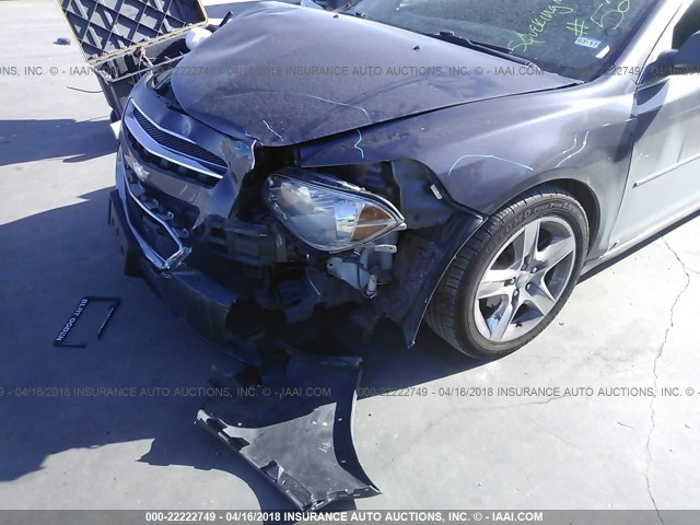 1G1ZC5EB4A4124507 - 2010 CHEVROLET MALIBU 1LT 灰色 照片 6