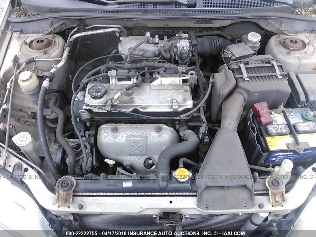 JA3AJ26E53U053286 - 2003 MITSUBISHI LANCER ES TAN photo 10